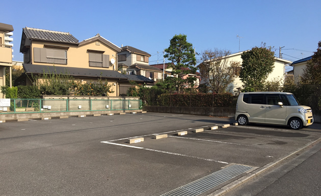 第2駐車場手前側