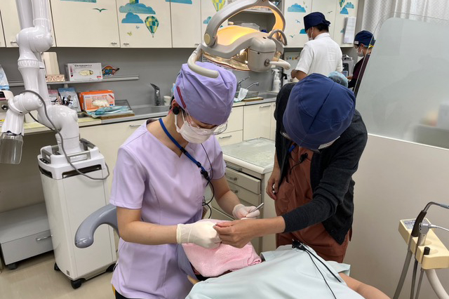 入職後はマンツーマン指導1